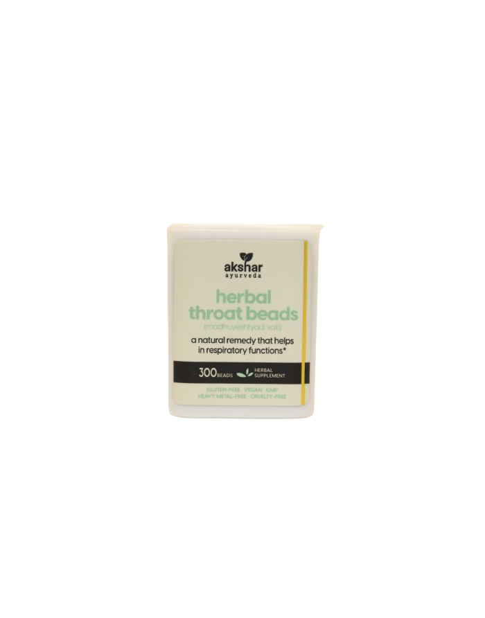 Herbal throat beads 