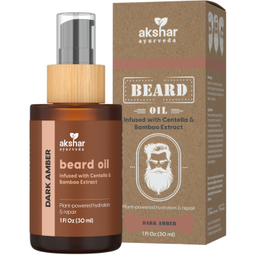 dark amber beard oil