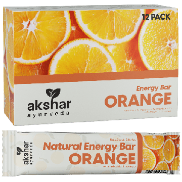 orange energy bar (pack of 12)