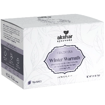 winter warmth green tea