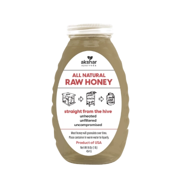 all natural raw honey 16 oz